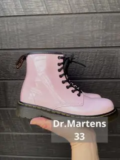 最終セール⚫︎Dr.Martens⚫︎ ピンクのレースアップブーツ 33