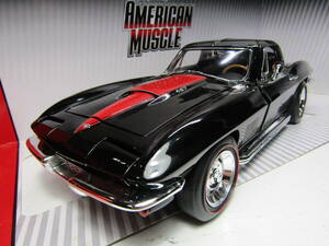Chevrolet Corvette 1/18 シボレー 1967 C2 2代目 コルベット V8 427 Coupe 限定 Hot Rod 60s ERTL製 auto world American Muscle aw