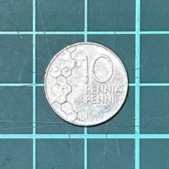 «匿名発送» 外国コイン フィンランド 10ペニア 1991年