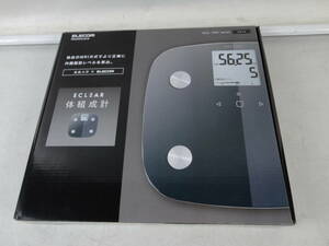 ●BQ35 ★ エレコム ELECOM HCS-FS01BK エクリア体組成計 ★未使用　2023年製