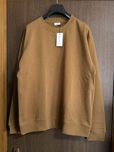 XL新品 DRIES VAN NOTEN レギュラー クラシック スウェット シャツ size XL ドリスヴァンノッテン メンズ 長袖 トレーナー キャメル