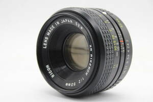 【返品保証】 【和製ズミクロン】リコー Ricoh XR RIKENON 50mm F2 レンズ s9587