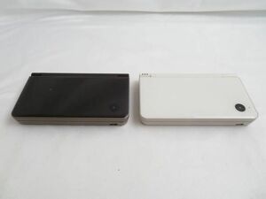 【同梱可】中古品 ゲーム ニンテンドーDS 本体 DSi LL UTL-001 ナチュラルホワイト ダークブラウン 2点 グッズセット