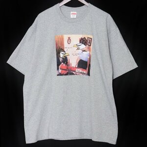 未使用 SUPREME × ANTIHERO 22SS Curbs Tee Tシャツ グレー XLサイズ シュプリーム アンチヒーロー 半袖カットソー