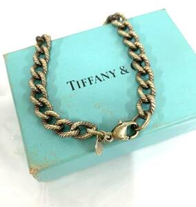 TIFFANY Tiffany ティファニー ブレスレット ツイスト チェーン SV925 シルバー Tiffany&Co.現状品箱保存袋 カ15