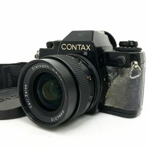 CONTAX コンタックス 139 QUARTZ Carl Zeiss Distagon 2.8/28 T* マニュアルフォーカス レンズ 一眼レフカメラ alp川0415