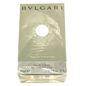 ブルガリ プールオム オードワレ 香水 50ml パフューム ナチュラルスプレー BVLGARI 保存箱付 QG051-90