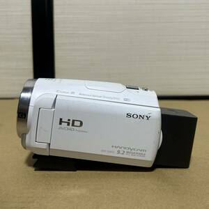 ソニー HDR-CX675 ハンディカム デジタルビデオカメラ バッテリー付き ホワイト 動作品