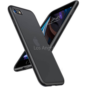 iPhoneSE ケース iphone8 iPhonse SE 黒 ブラック カバー バンパー 半透明 スマホケース マット 柔らかい TPU 薄い 指紋防止 送料無料 人気