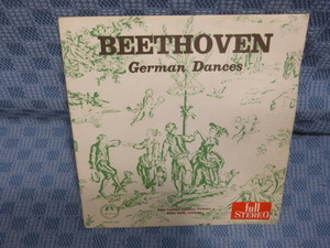 G027-15●ゲール指揮「ベートーヴェン：ドイツ舞曲集」7インチ