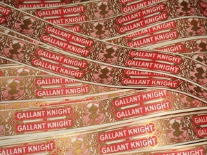シガーボックス　 Trim ラベル 　Gallant Knight 　　30枚 