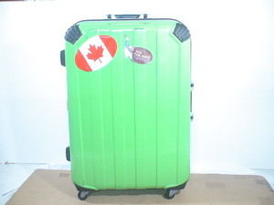 3201　D.C fantastic　緑 TSAロック付　スーツケース　キャリケース　旅行用　ビジネストラベルバック