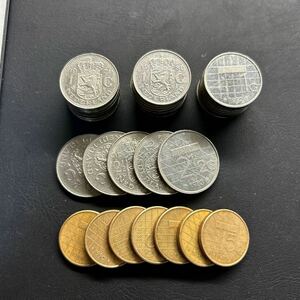 オランダギルダー 77.5ギルダー分 5900円分 まとめて おまとめ 大量 外国コイン 世界のコイン 硬貨 コイン 1円スタート
