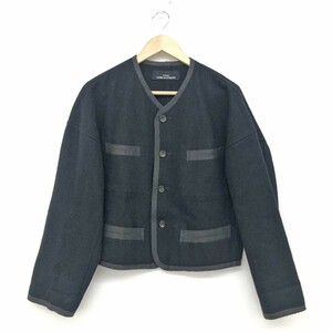 ◆tricot COMME des GARCONS トリココムデギャルソン ジャケット ◆ ブラック レディース アウター ショート丈