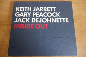 CDk-7351＜ECM＞キース ジャレットKEITH JARRETT / GARY PEACOCK / JACK DEJOHNETTE INSIDE OUT