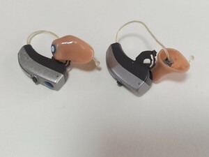 中古補聴器WIDEX 右、左、耳かけ式、ジャンク扱い送料無料