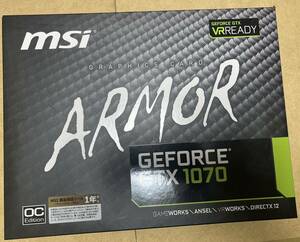 MSI NVIDIA GeForce GTX 1070 ARMOR 8G OC