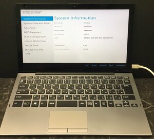 1円～ ■ジャンク SONY VAIO Pro PA / 第8世代 / Core ｍ3 8100Y 1.10GHz / メモリ 8GB / SSD 128GB / 12.5型 / OS無し / BIOS起動可