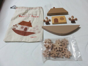 WOODEN BALANCE GAME ウッデン バランス ゲーム House+Snow 写真に写っているものがすべてです　知育玩具