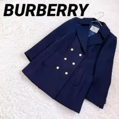 【BURBERRY】バーバリー ピーコート チェスターコート 金ボタン