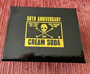 CREAM SODA クリームソーダ ピンクドラゴン 50周年バックル ゴールド ブラックキャッツ　ロカビリー