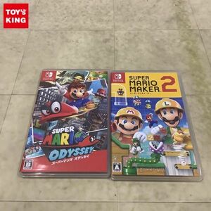 1円〜 Nintendo Switch スーパーマリオ オデッセイ、スーパーマリオメーカー2