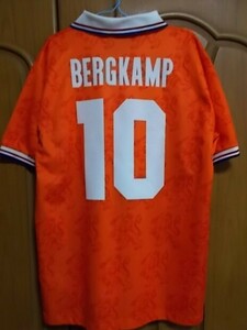 【正規品・古着】オランダ代表（H）ユニフォーム　ベルカンプ＃10　1994年アメリカW杯　アヤックス　アーセナル