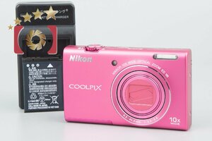 【中古】Nikon ニコン COOLPIX S6200 チェリーピンク コンパクトデジタルカメラ