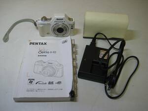 A6056　　Pentax ペンタックス I-10 Digital Camera コンパクトデジタルカメラ ホワイト 