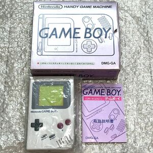 〈ほぼ未使用・極美品・箱説付属・動作確認済み〉GB 初代 ゲームボーイ ブロス 本体 DMG-01 グレー GAMEBOY bros.