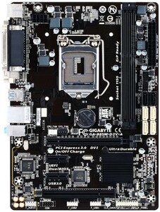 新品に近い GIGABYTE GA-B85M-D3V-A マザーボード Intel B85 LGA 1150 Core i7,Core i5,Core i3 Micro ATX DDR3