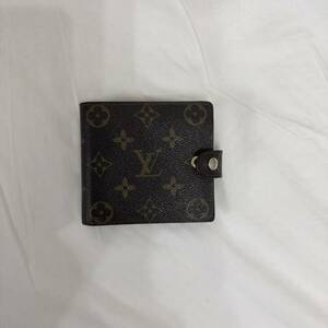 1円～ ！並品 ルイヴィトン コインケースレザー 財布 小銭入れ ミニウォレット ブラック LOUIS VUITTON 