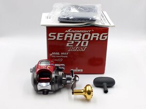 (管83992)訳アリ Daiwa ダイワ シーボーグ 270MM 166.2k/56.6h 右ハンドル 通電動作OK 電動リール