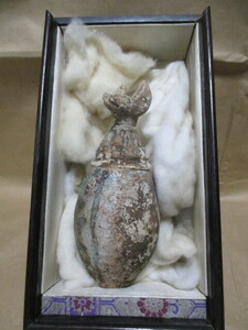 古代エジプト　ミイラ　カポノス壷　箱付き　超貴重　Q９１－２
