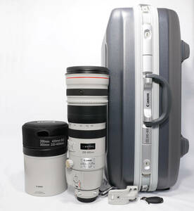 即決 美品 動作保証 キヤノン EF200-400mm F4L IS USM エクステンダー 1.4× ケース付き