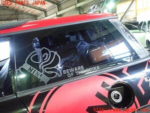 5UPJ-94441382]BMW ミニ(MINI)ジョンクーパーワークス(JCW)(SUJCW R56)左クォーターガラス 中古