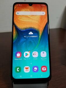 433 au SCV43 SAMSUNG Galaxy A30 SIMフリー Black◆64GB◆RAM4GB◆6.4インチ◆1080x2340【Samsung・中古品・ギャラクシー】