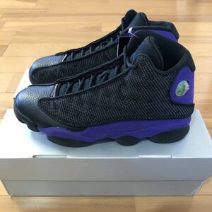 NIKE AIR JORDAN13 RETRO ナイキ エアジョーダン13 レトロ スニーカー コートパープル ブラック 黒紫 US9 27cm 国内正規品 新品未使用 レア