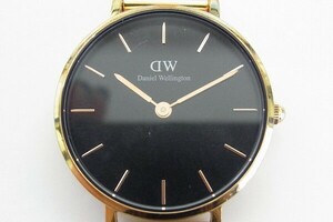 I678-J10-3407◎ Daniel Wellington ダニエル ウェリントン DW E28RB17 レディース クォーツ 腕時計 現状品① ◎