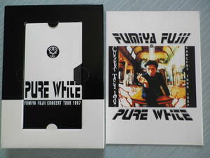藤井フミヤ　コンサートツアー1997「PURE WHITE 」 ビデオ　パンフ