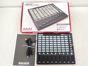 AKAI USB MIDIコントローラー APC mini 元箱付き アカイ ▽ 6E198-1