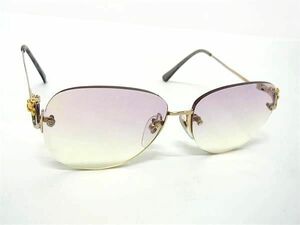 1円 K18 750 18金 度入り サングラス メガネ 眼鏡 レディース ゴールド系 AY3949