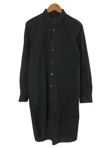 COMME des GARCONS HOMME PLUS◆長袖シャツ/M/コットン/BLK/無地/PG-B012/21SS/AD2020/ロングシャツ/