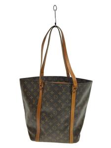 LOUIS VUITTON◆サック・ショッピング_モノグラム・キャンバス/ブラウン/M51108/トートバッグ/手提げ