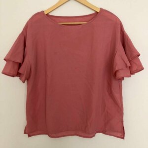 chocol raffine robe FREE ショコラ フィネ ローブ シャツ、ブラウス 半袖 Shirt Blouse 桃 / ピンク / 10005944