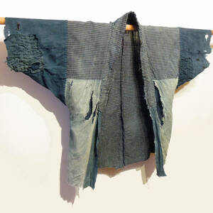 ボロ 野良着 アート 継ぎ接ぎ 木綿 古布 古着 襤褸 vintage noragi boro art textile patchwork