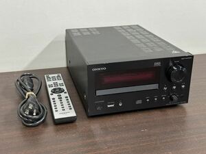 ONKYO オンキョー ネットワークCDレシーバー リモコン付き CR-N765 RC-850S 通電確認済み ジャンク