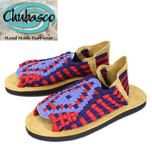 Chubasco (チュバスコ) AZTEC DENIM SANDAL (アズテックデニム サンダル) 34-RED (レッド) US9-約27.0cm