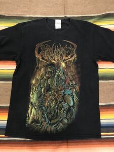 USAビンテージ古着ロックTシャツCARNIFEX/メタルアメリカントリー西海岸サーフカリフォルニアバイカーBABYMETALオズフェスメタリカメイデン