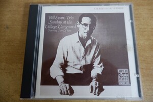 CDk-7341 ビル・エヴァンス・トリオBILL EVANS TRIO / SUNDAY AT THE VILLAGE VANGUARD